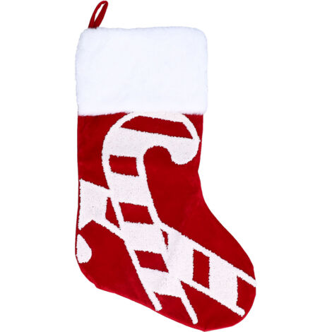 Cute Christmas Stocking Christmas Tree Ornament Gift Bag Christmas Fireplace Pendant for Festival DecorationWalking Stick (1/5)
