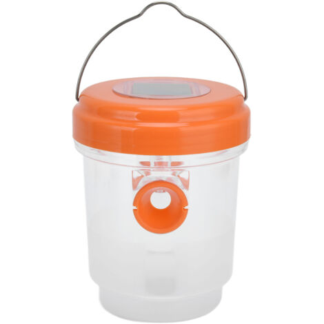 Bee Trap Solar LED Insect Catcher Fly Hornets Trap Pest Control Beekeeping Equipment for Outdoor Garden (1/5)
