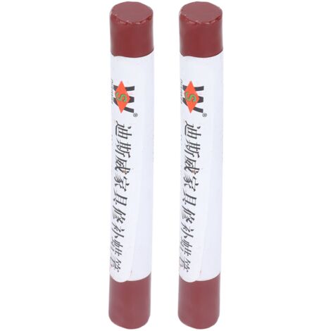 2pcs Furniture Paint Floor Repair Crayon Scratch Patch Paint Pen Wood Composite Repairing Material Sapele (1/5)
