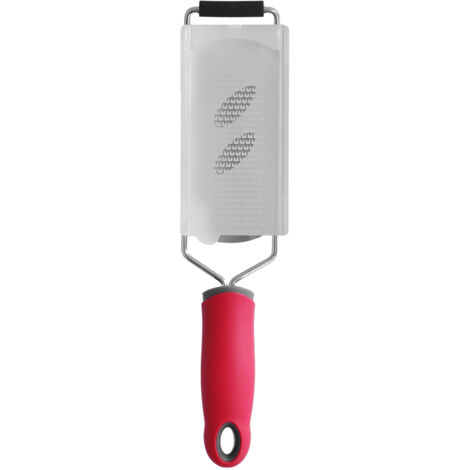 Stainless Steel Cheese Grater Multifucntional Lemon Chocolate Zester with Non Slip HandleFine Teeth (1/5)