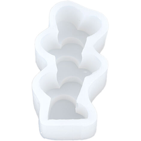 Candle Molds Silicone Easy Demoulding Food Grade Silicone DIY Chocolate Cake Mould for DIY Crafts Home DecorationLove Heart (1/5)