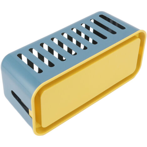 Cable Organizer Box Large Capacity Durable Plastic Flame Retardant High Safety Cord Management Box for PC TV Appliances (1/5)