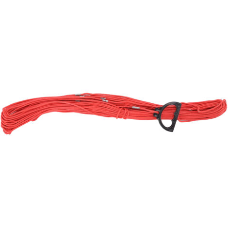 Nylon Rope Multipurpose Industrial Scale Measuring Rope with Inside Steel Wire for Construction 30m/1181.1in (1/5)