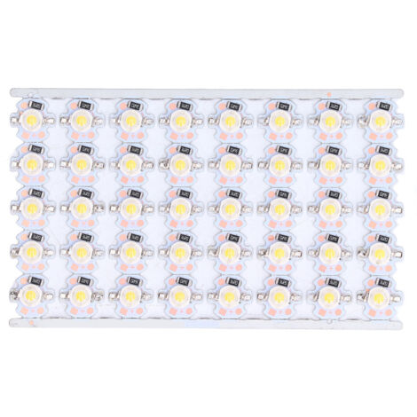 LED Chip Bulb High Brightness Energy Saving DIY Lamp Beads with Aluminum Plate for 1W 12V Headlights Cabinet LightsWarm Light (1/5)