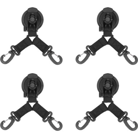 4PCS Suction Cup Anchor Multipurpose Heavy Duty Camping Tent Suction Cup Outdoor Double Head Securing Hook (1/5)