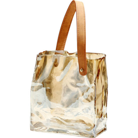 Handbag Vase Original Color Glass Vase Fish Tank Glass Vase Handmade Vase (1/5)