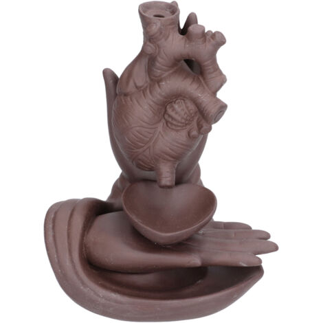 Ceramic Incense Burner Waterfall Backflow Incense Holder Ornament for Home Bedroom Office Sauna SPA (1/5)