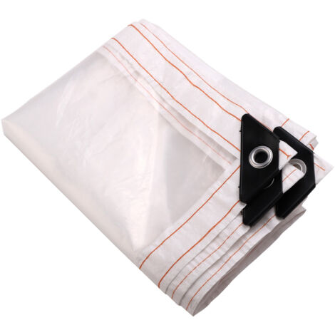 Transparent Rain Tarp Thickened PE Garden Plants Rain Shelter Cover for Courtyard Balcony (1/5)