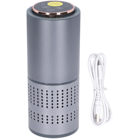 Car Air Purifier Home Car USB Power Supply Odor Removal Purple Light Negative Ion Air Purifier Freshener (1/5)