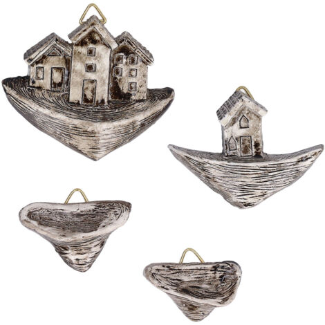 Resin Micro Landscape Small House Decoration Lifelike Shape Fish Aquarium Decor for Household (1/5)