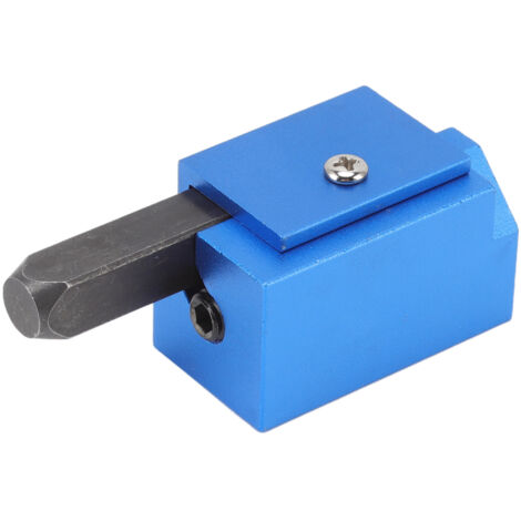 Woodworking Right Angle Corner Chisel Square Recessed Hinge Door Lock Recess Corner Wood Chiseling Tool Blue (1/5)