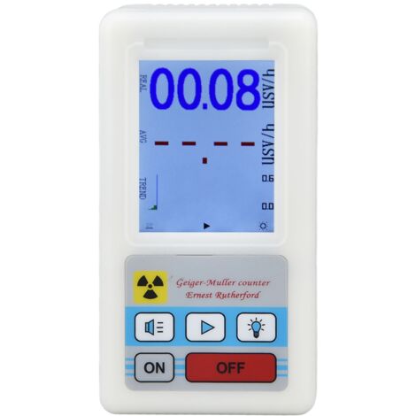 BR‑6 Geiger Counter Easy Reading Multifunctional Radioactive Detector for Nuclear Radiation Electromagnetic Radiation