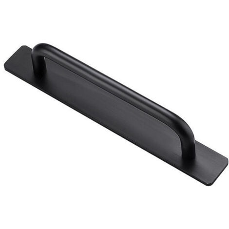 Self Stick Cabinet Drawer Handles Pulls Aluminum Alloy Drawer Push Pull Handles Punch Free Adhesive Handle for Kitchen Cabinet Drawer Window Sliding Closet (1/5)