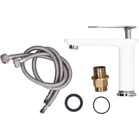 G1/2 Basin Faucet Lavatory Tap Brass Single Handle One Hole Mixer Tap Bathroom Wash Basin Faucet (1/5)