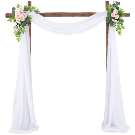 Wedding Decoration Arrangement Veil Arch Veil Background Veil Wedding Arch Drapery (1/5)
