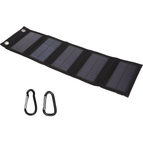 Solar Panel Charger 10W 5V High Conversion Efficiency Semi Flexible Foldable Portable Solar Panel for Mobile Phone Car (1/5)