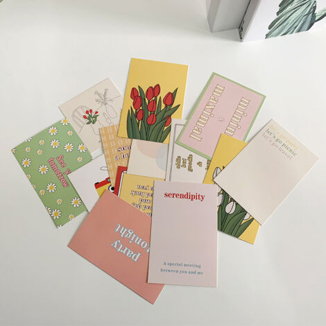 Wall Decoration Card Tulip Flower Geometric Color Block Dormitory Korean Style Photo Props (1/3)