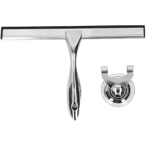 Stainless Steel Squeegee Window Shower Blade Squeegee Glass Cleaning Tool for Office Bathroom (1/5)