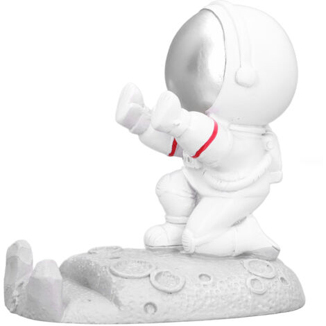Mobile Phone Holder Astronaut Shape Exquisite Beautiful Environmentally Friendly Bracket OrnamentSilver Astronaut Push (1/5)