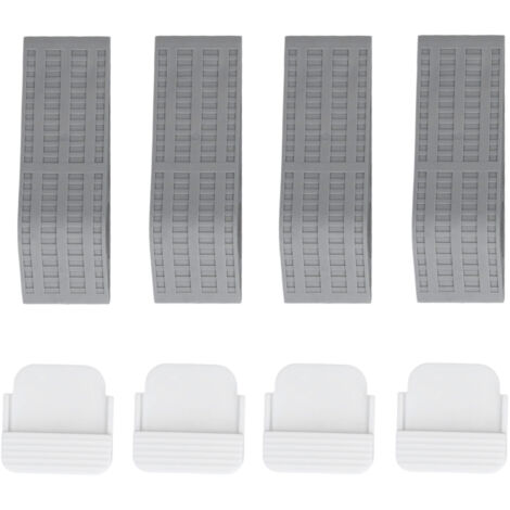 4Set Door Stoppers Non Slip Rubber Door Bottom Stop Wedge Accessories for Home Improvement (1/5)