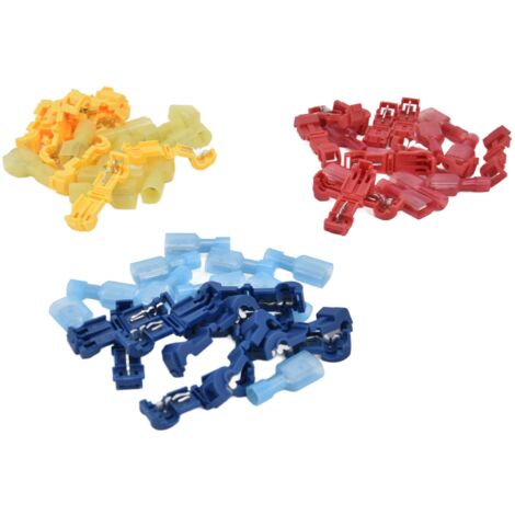 Disconnect Connector Kit T Shape Electrical Insulated Terminals for Home Decoration Circuit Repair (1/5)