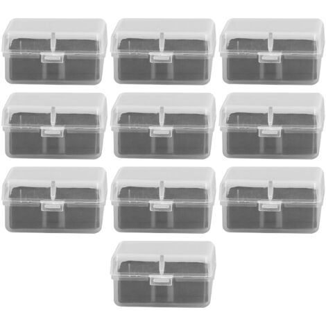 10PCS 4x4x2cm Lamp Holder Storage Box Portable Jewelry Storage Box Small Parts Medicine Storage Container (1/5)