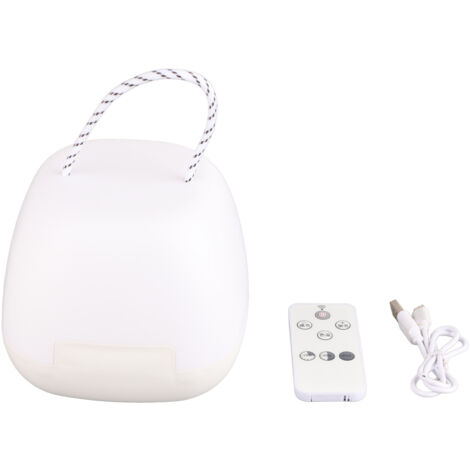 LED Night Light Rechargeable Children's Bedroom Bedside Desk Lamp Household Supplies 4w Remote Control 3 Color Without Clock (1/5)