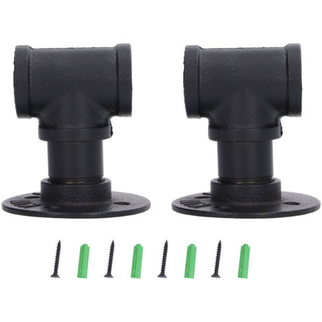 2Pack Wall Mounted Wine Bottle Rack Wine Hanging Holder Water Pipe Design with Mounting Screw for Storage (1/5)
