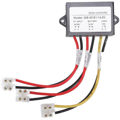 MPPT Solar Controller 150W 10A Photosensitive Night Load Output Solar Panel Controller for Street Lamp 14.6V (1/5)