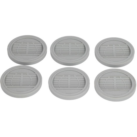 6PCS Rubber Furniture Pads Stoppers Floor Protector for Bed Office Chair Cabinet Sofa Closet Wheels (1/5)