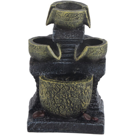 Indoor Fountain Three Layer Design USB Power Elegant Style Fashionable Decorative Home Ornaments for Office 5V (1/5)