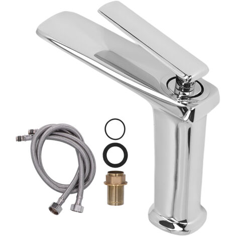 G1/2 Basin Faucet Copper Hot Cold Sink Faucet Exquisite Bathroom Water Tap for Kitchen Toilet (1/5)