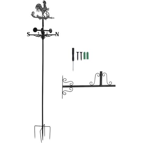 Lawn Direction Mark Garden Wrought Iron Direction Mark for Outdoor Decoration (1/5)