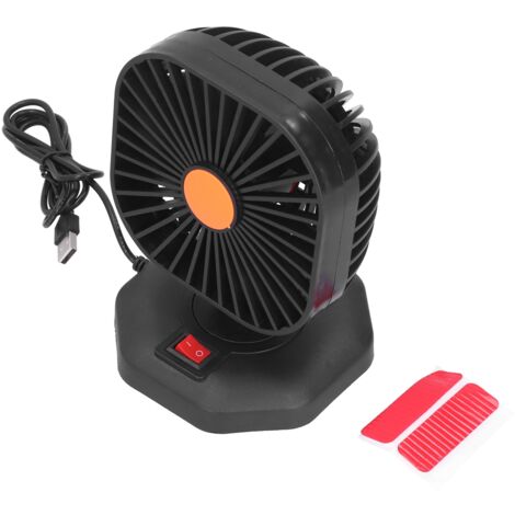 USB Car Fan ABS 360° Rotatable Single Headed USB Charging Mini Car Cooling Fan 5V 2A (1/5)