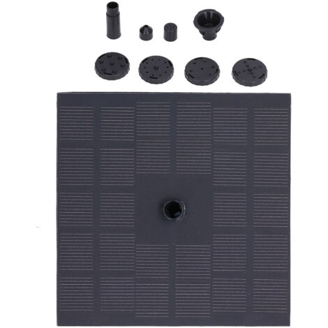 Solar Water Pump Monocrystalline Silicon Square Floating Outdoor Waterscape Fountain 7V 1.4W