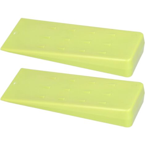2 Pcs Chainsaw Wedges 8 Inch Green Chainsaw Felling Cutting Wedges Log Splitter Wedges (1/5)