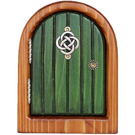 Fairy Door for Trees Miniature Fairy Garden Outdoor Decor Accessories Yard Art Sculpture Decoration for Kids Room Wall Trees (1/5)