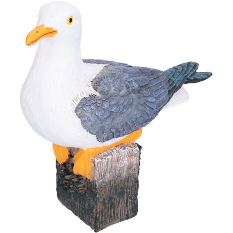 Seagull Figurine Decorations Cute Appearance Vivid Lifelike Exquisite Workmanship Nautical Decor for Home Decor Gifts (1/5)