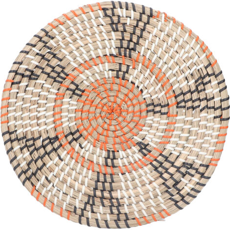 Insulation Pad Nordic Straw Woven Placemats Heat Insulation Pads Homestay Wall DecorationS (1/5)