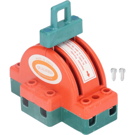 Knife Switch 32A 2 Pole Double Throw Firm Connection Strong Performance Home Appliances Knife Switch (1/5)