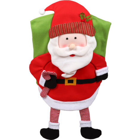 Christmas Decoration Chair Festival Cover Chair Cover Ornament Dinner Decor (1/5)