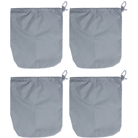 4PCS Car Rearview Mirror Protective Cover 190T Polyester Taffeta Faucet Frost Guard CoverGrey (1/5)