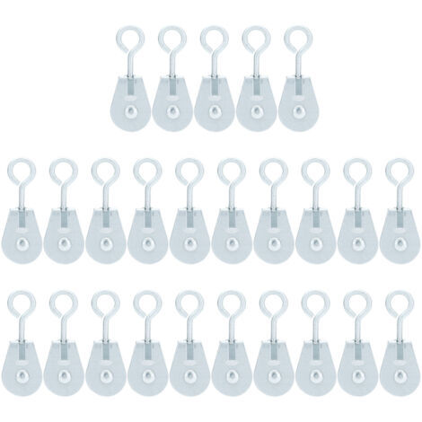 25pcs Pulley Durable Wearable Small Compact Easy Replaceable Convenient Practical Greenhouse Equipment for Agriculture (1/5)