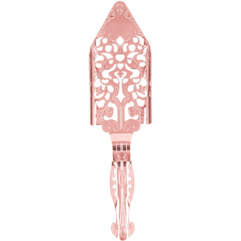 Absinthe Filter Spoon Stainless Steel Hollow Wormwood Cocktail Spoon Sugar Cube Filte Spoon for Bartending Rose Gold (1/5)