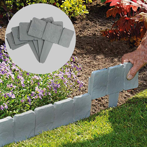 30pcs Landscape Edging Border Plastic Garden Fence Lawn Decorative Border (1/5)