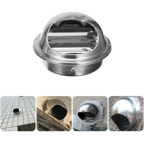 100/150mm Ventilation Outlet Stainless Steel Air Vent Grille Cover (1/5)