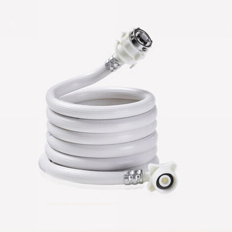 PVC Washing Machine Water Inlet Pipe with Steel Connector Extension Tube Washing Machine Hoses for Water Injection 4m/157.5in (1/5)