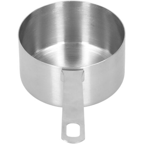 304 Stainless Steel Measuring Cup Kitchen Baking Measuring Spoon with Scale Cooking Accessories1/2cup (1/5)