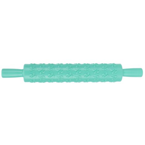 Fondant Cake Rolling Pin Embossing Roller Bakery Cookies Pastry Decorating ToolsGrass (1/5)