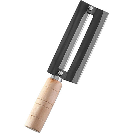 Sugarcane Peeling Kinfe Pineapple Peeler Carbon Steel Sugar Cane Peeling Cutter with Wooden Handle (1/5)